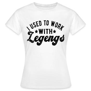 Cadeaux d’adieu collègues Changement d’emploi - T-shirt Femme - blanc - Devant - AI Model Female 172 dark (172cm)