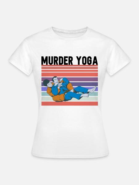 Brazilian Jiu Jitsu Bjj Geschenke - Dame-T-shirt - hvid