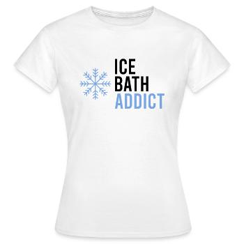 Eisbaden Gesundes Kaltes Eisschwimmen Kaltes - Frauen T-Shirt - Weiß - Vorne - AI Model Female 172 dark (172cm)