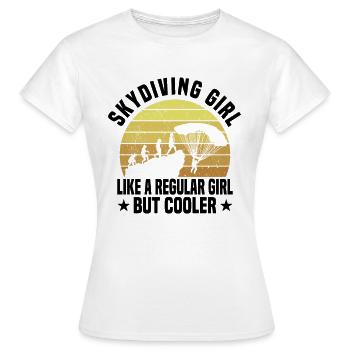 Parachutistes parachutistes - T-shirt Femme - blanc - Devant - AI Model Female 172 dark (172cm)