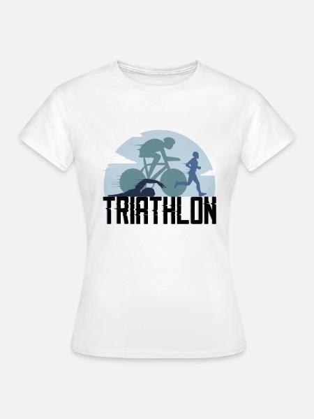 Triathlon Laufen - Frauen T-Shirt - Weiß