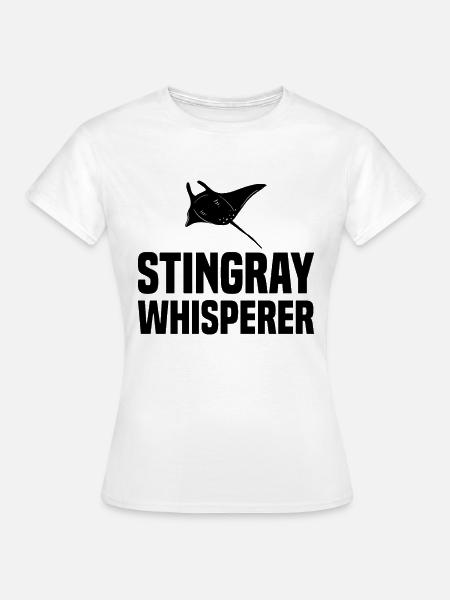 Stachelrochen Mantarochen Ozean - Frauen T-Shirt - Weiß