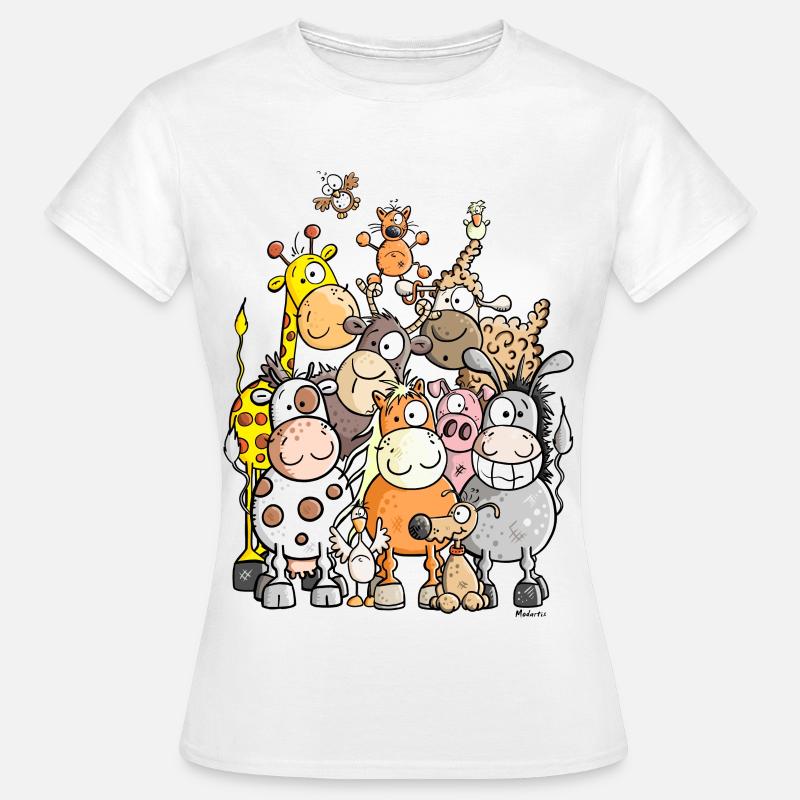 Tas géant de l'animal - T-shirt Femme - blanc