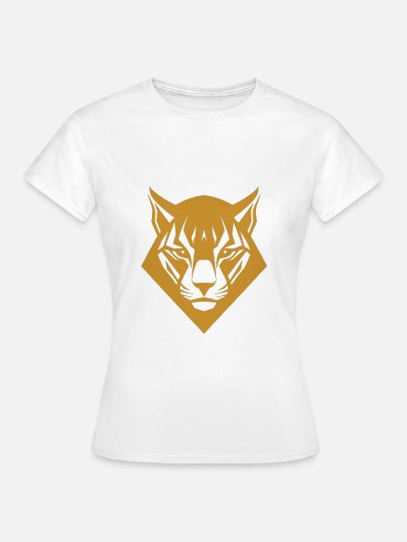 Faszinierender Ozelot - Frauen T-Shirt - Weiß