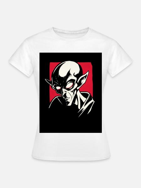 Vampir Nosferatu - Frauen T-Shirt - Weiß