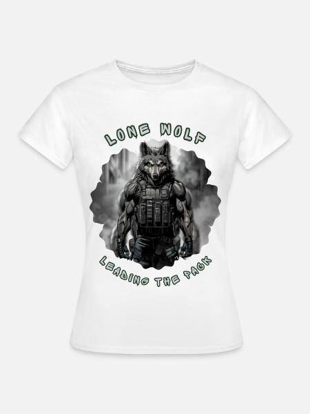 Lone Wolf Commando – Taktischer Alpha-Soldat - Frauen T-Shirt - Weiß