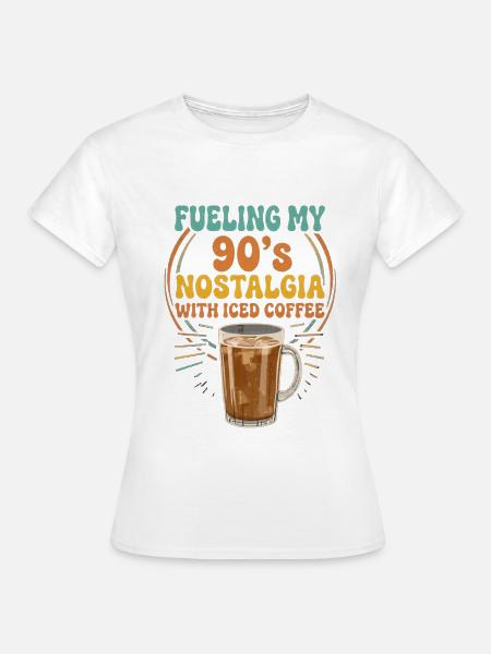ICED_COFFEE - Frauen T-Shirt - Weiß