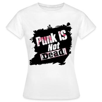 Le punk n’est pas mort Punk Rock Punker Punk Rocker Rock - T-shirt Femme - blanc - Devant - AI Model Female 172 dark (172cm)