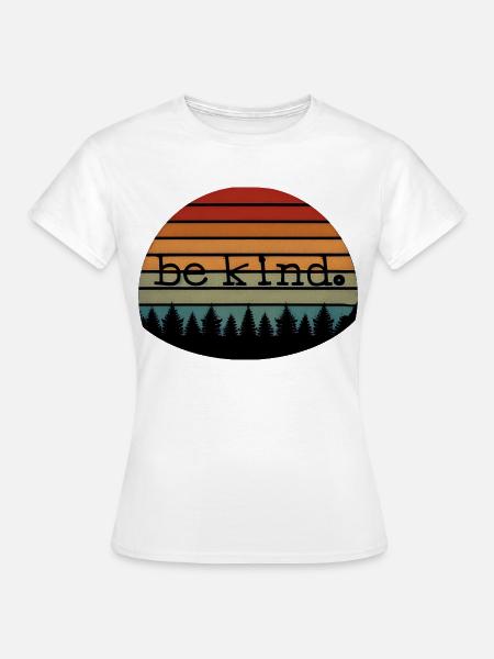 freundlich sein - Frauen T-Shirt - Weiß