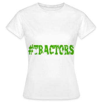 Tracteur tracteur tracteur Trekker trekker cadeau - T-shirt Femme - blanc - Devant - AI Model Female 172 dark (172cm)