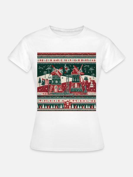 Windmühle - Frauen T-Shirt - Weiß