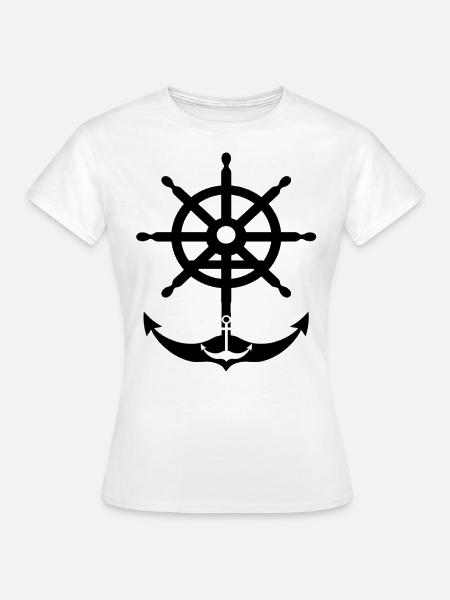 Anker - Frauen T-Shirt - Weiß
