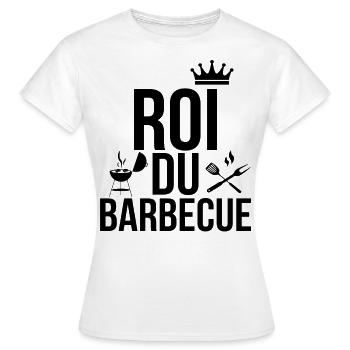 Grillen - Frauen T-Shirt - Weiß - Vorne - AI Model Female 172 dark (172cm)