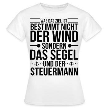 navigation à voile - T-shirt Femme - blanc - Devant - AI Model Female 172 dark (172cm)