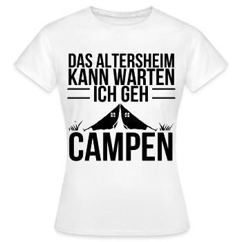camp - T-shirt Femme - blanc - Devant - AI Model Female 172 dark (172cm)