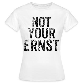 Pas ton sérieux - T-shirt Femme - blanc - Devant - AI Model Female 172 dark (172cm)