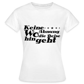 Reisen - Frauen T-Shirt - Weiß - Vorne - AI Model Female 172 dark (172cm)