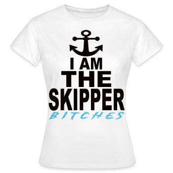 Skipper - Frauen T-Shirt - Weiß - Vorne - AI Model Female 172 dark (172cm)