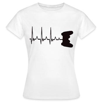 Gaming - T-shirt Femme - blanc - Devant - AI Model Female 172 dark (172cm)