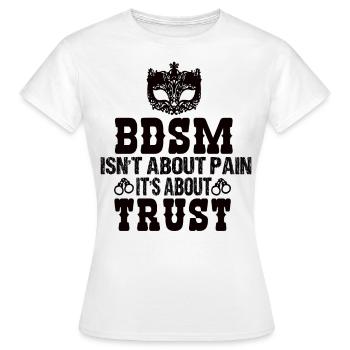 Ensemble bdsm - T-shirt Femme - blanc - Devant - AI Model Female 172 dark (172cm)