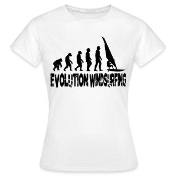 Planche à voile - T-shirt Femme - blanc - Devant - AI Model Female 172 dark (172cm)