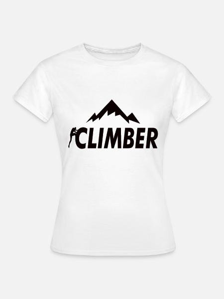 Klettern Geschenk - Frauen T-Shirt - Weiß