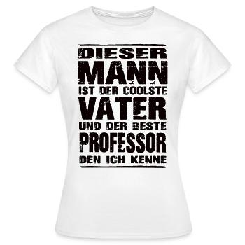 Professor - Frauen T-Shirt - Weiß - Vorne - AI Model Female 172 dark (172cm)