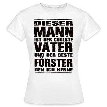 Förster - Frauen T-Shirt - Weiß - Vorne - AI Model Female 172 dark (172cm)
