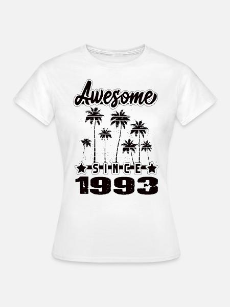 Awesome Since 1993 - Frauen T-Shirt - Weiß