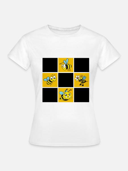 Bienen - Frauen T-Shirt - Weiß