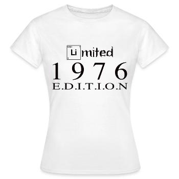 Limited Edition 1976 - Frauen T-Shirt - Weiß - Vorne - AI Model Female 172 dark (172cm)