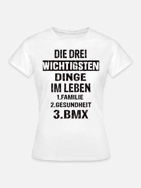 Bmx - Frauen T-Shirt - Weiß
