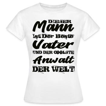 Anwalt - Frauen T-Shirt - Weiß - Vorne - AI Model Female 172 dark (172cm)