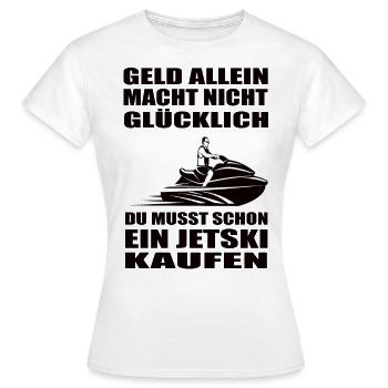 Jetski - Frauen T-Shirt - Weiß - Vorne - AI Model Female 172 dark (172cm)