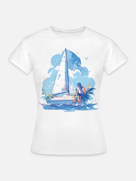 Regatta Segeln - Frauen T-Shirt - Weiß