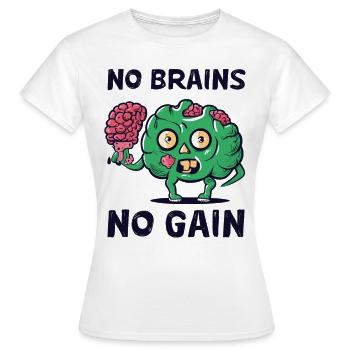 Zombies Zombie Halloween Zombie Kostüm - Frauen T-Shirt - Weiß - Vorne - AI Model Female 172 dark (172cm)