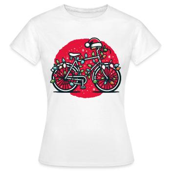 Cyclisme Vélo Cyclisme Cycliste - T-shirt Femme - blanc - Devant - AI Model Female 172 dark (172cm)