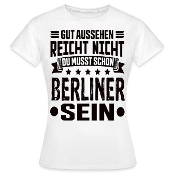 Berlin Berlin Capitale Hemiat Berlin Dictons - T-shirt Femme - blanc - Devant - AI Model Female 172 dark (172cm)
