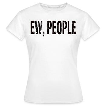 Ew Personnes - T-shirt Femme - blanc - Devant - AI Model Female 172 dark (172cm)