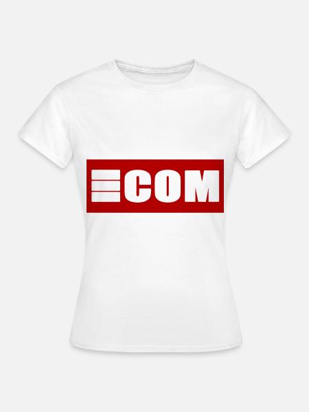 E COMMERCE - Frauen T-Shirt - Weiß