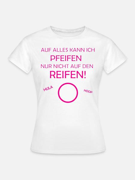Hulahoop Hullern - Frauen T-Shirt - Weiß