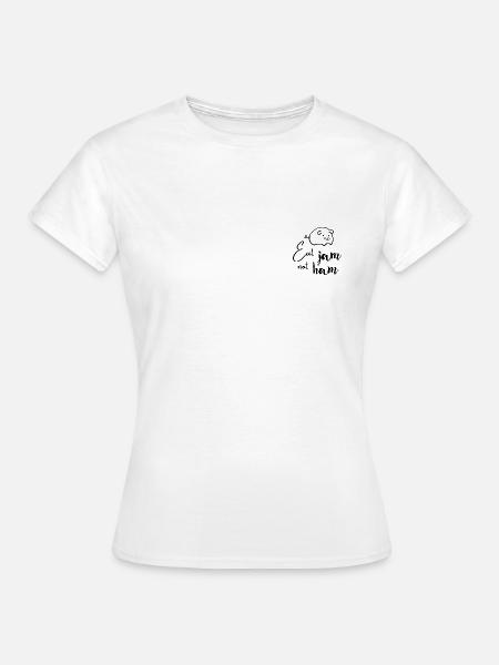 Eat Jam Not Ham - Women's T-Shirt - white