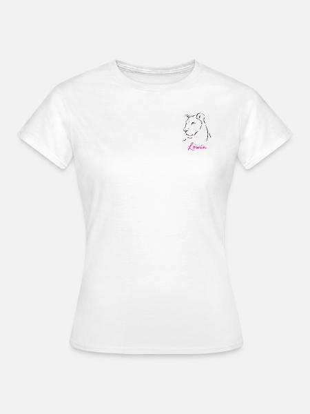 Löwin Sternzeichen - Frauen T-Shirt - Weiß