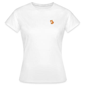 ginger cat - Women's T-Shirt - white - Front - AI Model Female 172 dark (172cm)