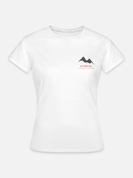 Minimalistisches Kitzbühel-Logo - Frauen T-Shirt - Weiß
