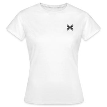 logo - Women's T-Shirt - white - Front - AI Model Female 172 dark (172cm)