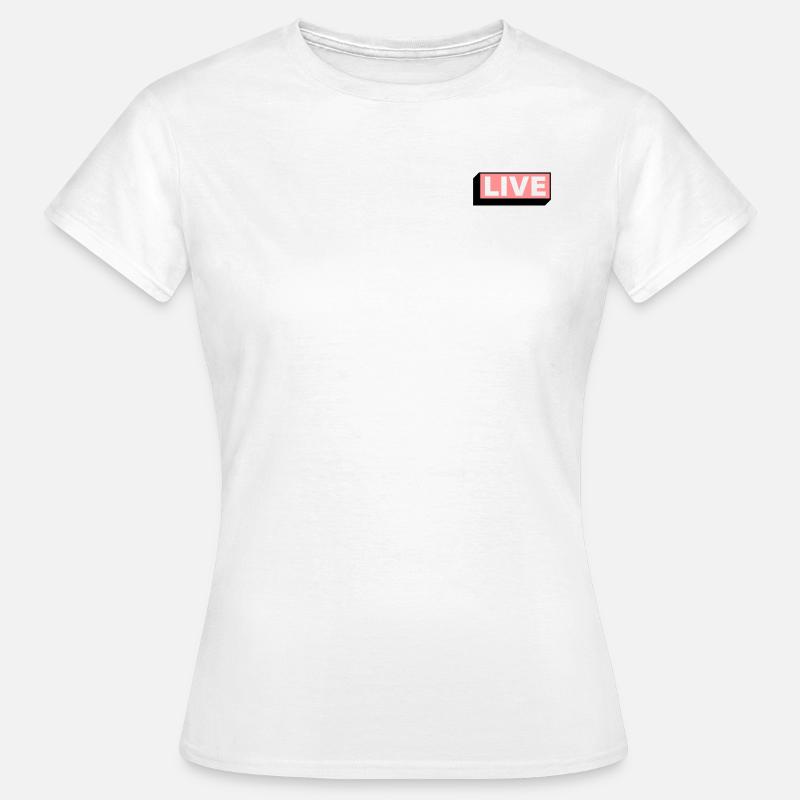 Live - Women's T-Shirt - white