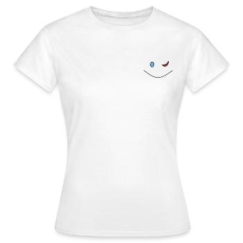 Sourire diabolique - T-shirt Femme - blanc - Devant - AI Model Female 172 dark (172cm)