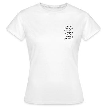 Why so serious? - Women's T-Shirt - white - Front - AI Model Female 172 dark (172cm)