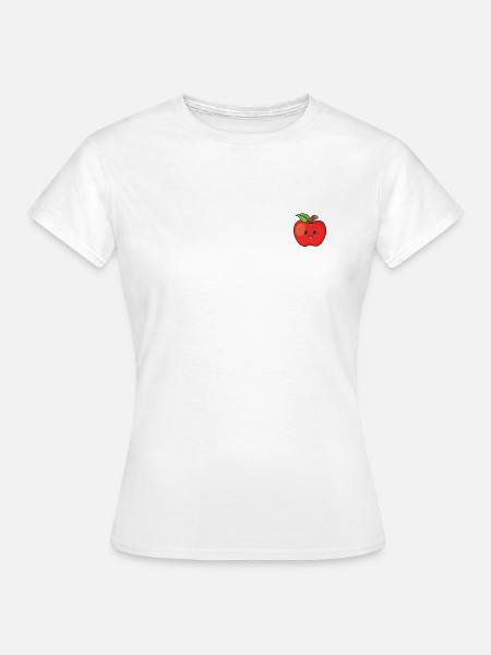 Apfel - Frauen T-Shirt - Weiß